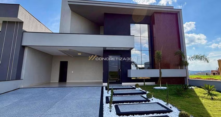 Casa à venda em Indaiatuba, Residencial Monte Verde, com 3 suítes, com 200 m²
