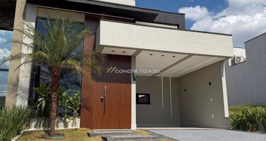 Casa à venda em Indaiatuba, Jardim Mantova, com 3 suítes, com 136 m², Condomínio Mantova