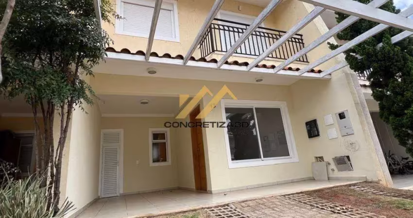 Casa à venda em indaiatuba, vila rubens, com 3 quartos, com 135 m², condomínio jardim valença