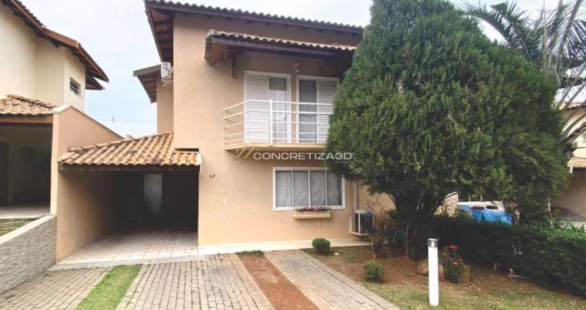 Sobrado à venda em Indaiatuba, Condomínio Residencial Nadege, com 3 quartos, com 210 m²