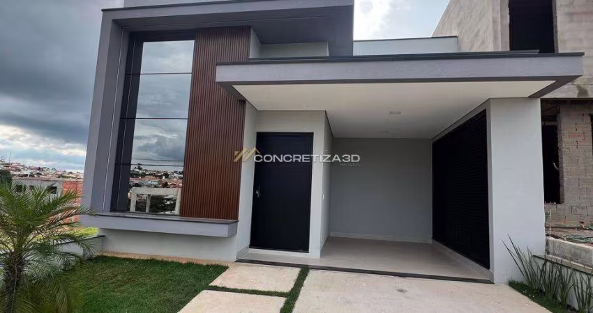 Casa à venda em Indaiatuba, Jardim Park Vista Real, com 3 quartos, com 125 m²