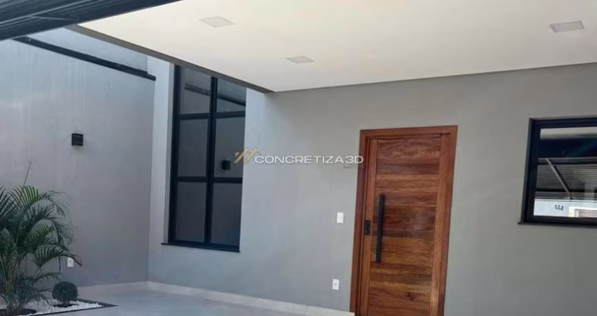 Casa à venda em Indaiatuba, Jardim Monte Carlo, com 3 quartos, com 112 m²