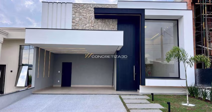 Casa à venda em Indaiatuba, Residencial Evidências, com 3 suítes, com 198 m², Condomínio Evidências