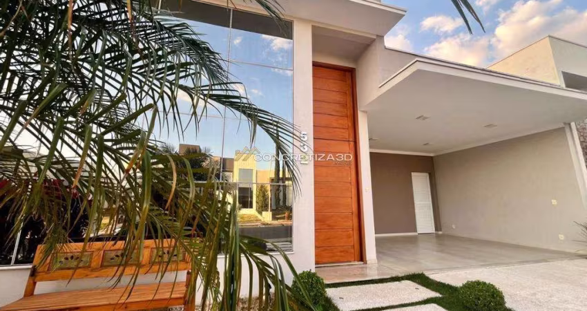 Casa à venda em Indaiatuba, Jardim Esplanada, com 3 suítes, com 188 m², Condomínio Dona Lucilla