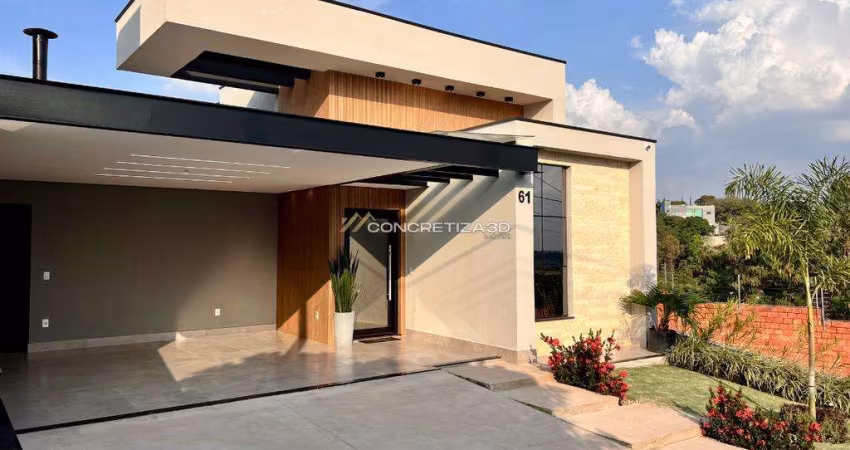 Casa à venda em Indaiatuba, Jardim Residencial Viena, com 3 suítes, com 142 m², Condomínio Viena
