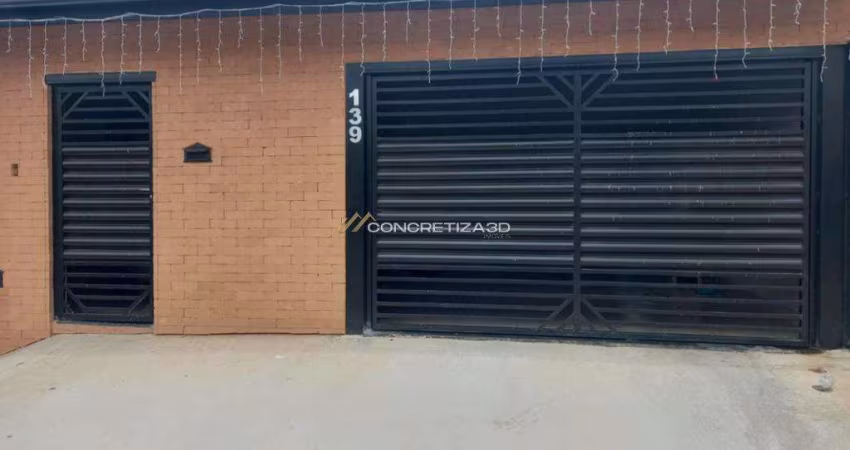 Casa à venda em Indaiatuba, Jardim dos Colibris, com 3 quartos, com 125 m²