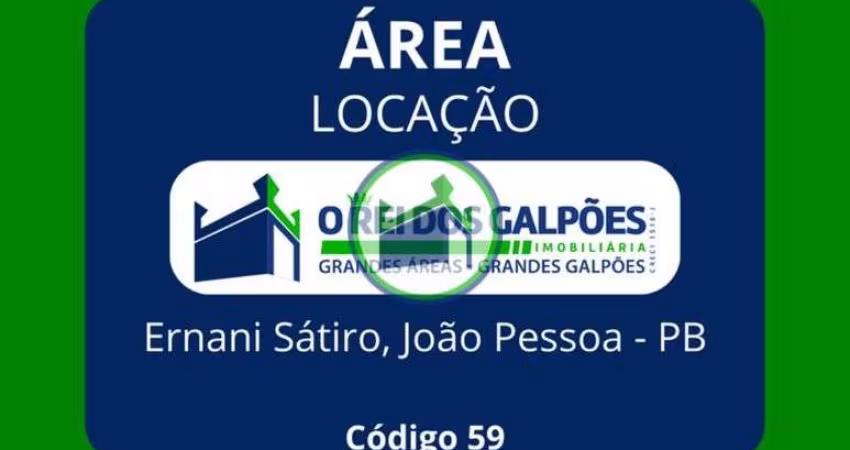 O REI DOS GALPÕES- ALUGA Excepcional Área no  Distrito de João Pessoa