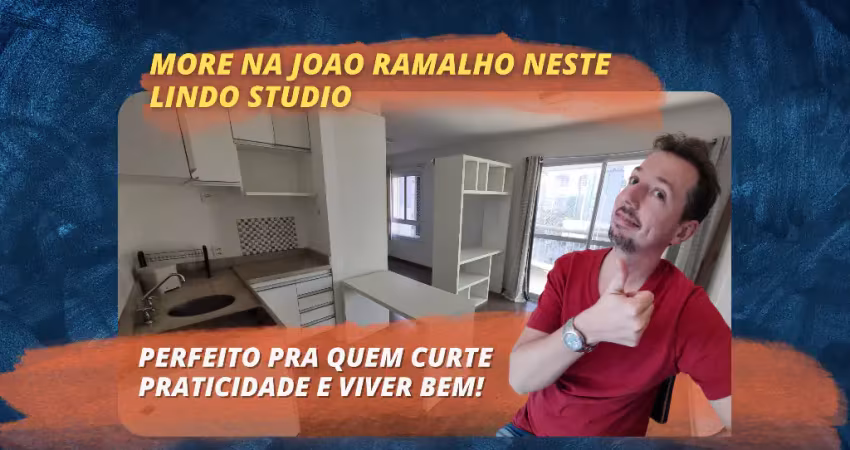 Studio para locação na joao ramalho em perdizes-sp - more na comodidade da região