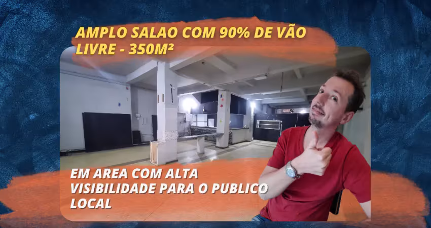 Salão comercial com 350m² - rua barao de tatui - paralela a avenida angelica - alta visibilidade para empreender