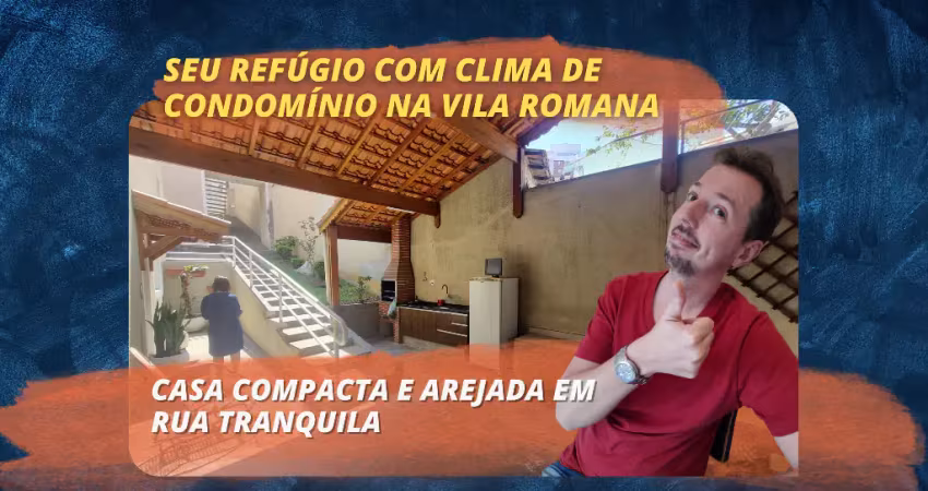 Casa para locação na vila romana com espaço para home office