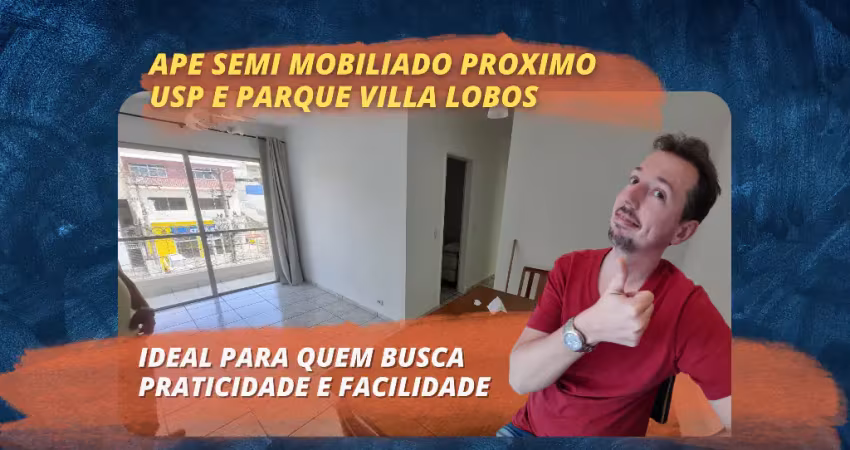Apartamento semi-mobilhado para locação – av. presidente altino, 800 – jaguaré, sp
