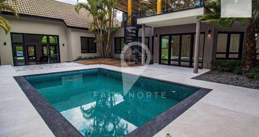 Casa com 5 dormitórios à venda, 353 m² por r$ 3.900.000,00 - alphaville 10 - santana de parnaíba/sp