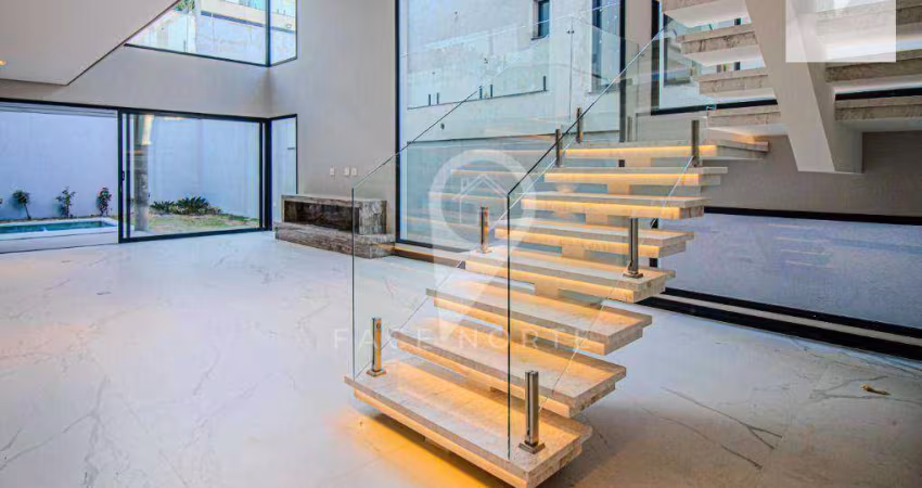 Casa Nova em Alphaville com 4 suítes, Piscina Aquecida, Sauna, Acabamento Premium!