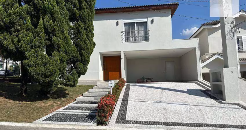 Casa em alphaville, esquina, semi mobiliada com 4 dormitórios à venda, 382 m² por r$ 4.500.000 - alphaville 11 - santana de parnaíba-sp.