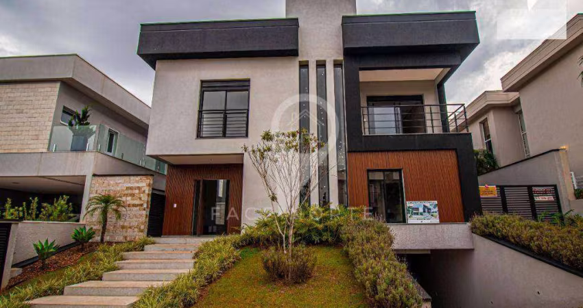 Casa Nova em Alphaville, 4 Suítes, 6 Vagas, Clean, Em um dos melhores Condomínios do Brasil!