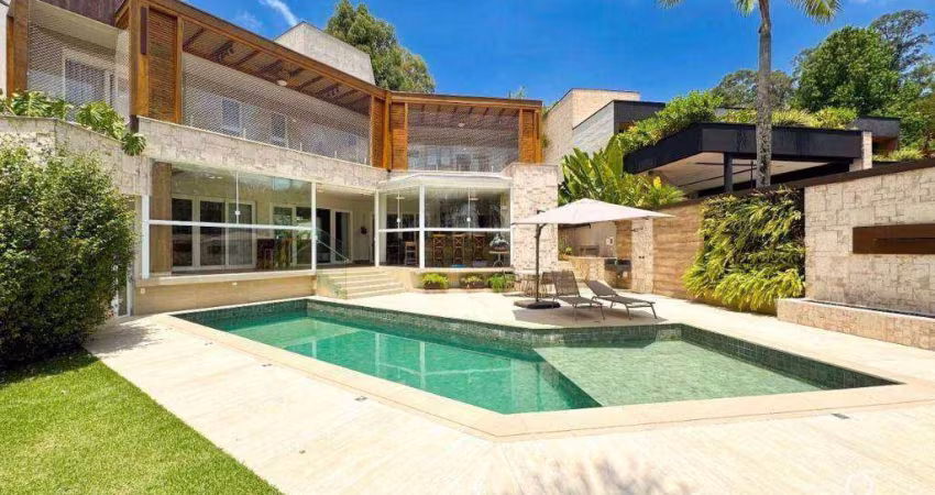 Casa Mobiliada com 5 dormitórios à venda, 687 m² por R$ 12.000.000 - Tamboré 1 - Barueri/SP