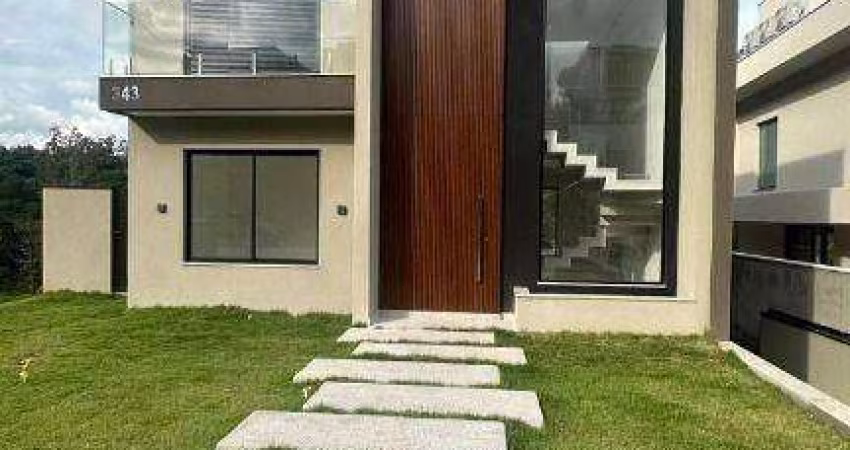 Casa Nova em Alphaville com 4 dormitórios à venda, 385 m² por R$ 4.300.000 - Alphaville - SP
