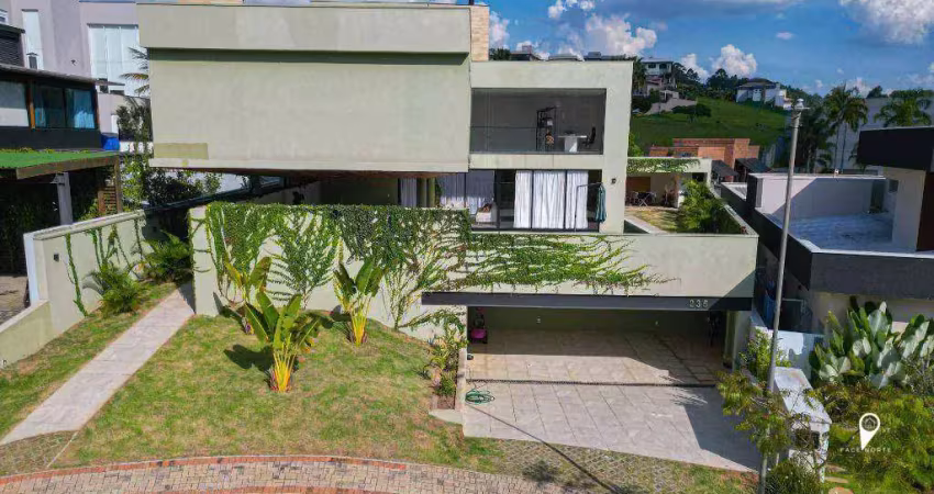 Casa nova em alphaville ,porteira fechada com 4 dormitórios à venda, 525 m² por r$ 4.000.000 - itahyê - sp