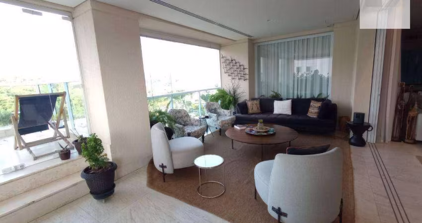 Apartamento Mobiliado em Alphaville com 3 suítes, 322 m² - C/ Piscina Privativa - Tamboré - SP