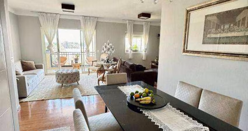 Apartamento em alphaville com 3 suítes, 3 vagas à venda, 140 m² - andar alto