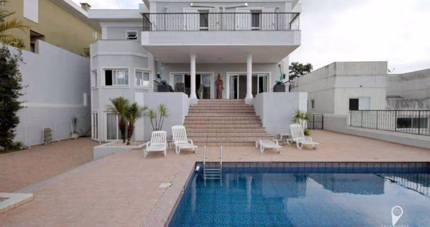 Mansão à Venda em Alphaville Residencial 8 – 6 Suítes, Piscina, Elevador e Gourmet Completa