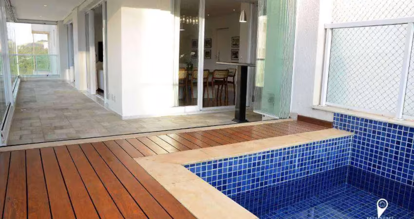 Apartamento com 4 dormitórios à venda, 284 m² por r$ 3.200.000 - alphaville - santana de parnaíba/sp