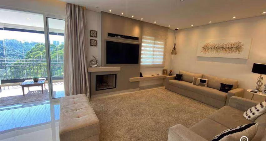 Apartamento Mobiliado com 3 suítes, 4 vagas para alugar, 201 m²  - Alphaville - SP