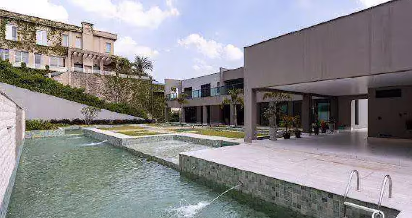 Mansão cinematográfica à venda, 1305 m² por r$ 48.000.000 - tamboré 1 - barueri/sp