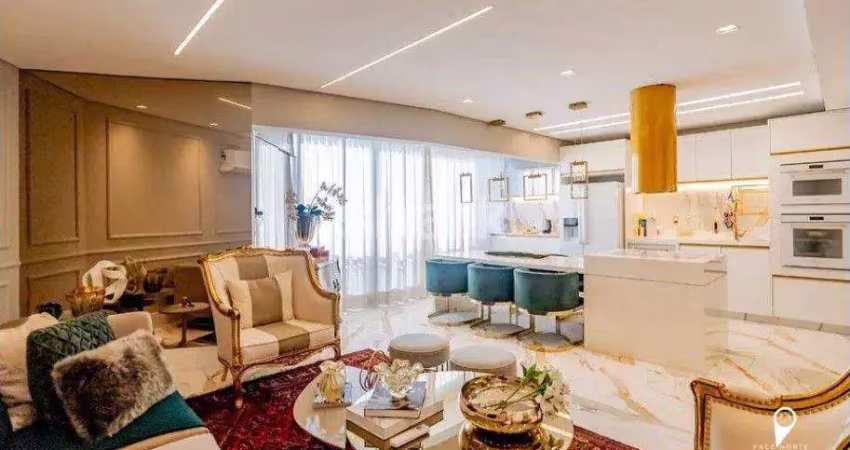 Apartamento triplex mobiliado com 3 dormitórios à venda, 170 m² por r$ 2.700.000 - empresarial 18 do forte - barueri/sp