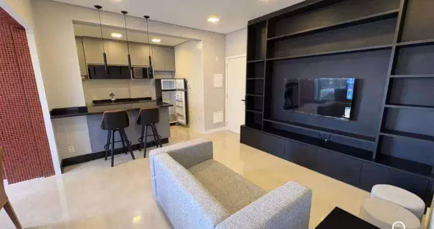 Apartamento com 1 dormitório para alugar, 55 m² por r$ 5.100/mês - alphaville - barueri/sp