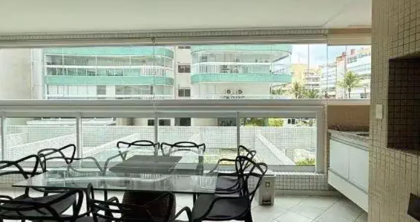 Apartamento mobiliado com 4 dormitórios à venda, 124 m² por r$ 3.600.000 - riviera - módulo 7 - bertioga/sp