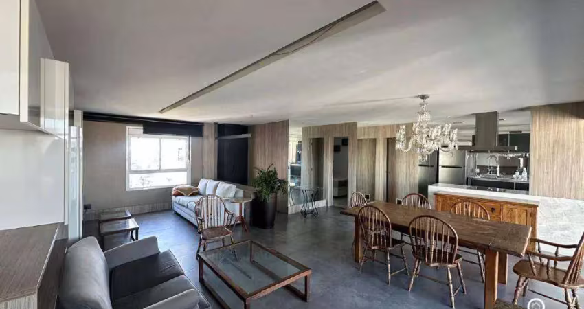 Apartamento mobiliado com 2 suítes, sala estendida, 156 m² - alphaville - barueri/sp