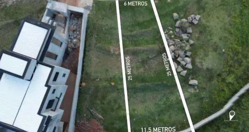 Terreno à venda com projeto aprovado, 221 m² por r$ 280.000 - jaguari - santana de parnaíba/sp