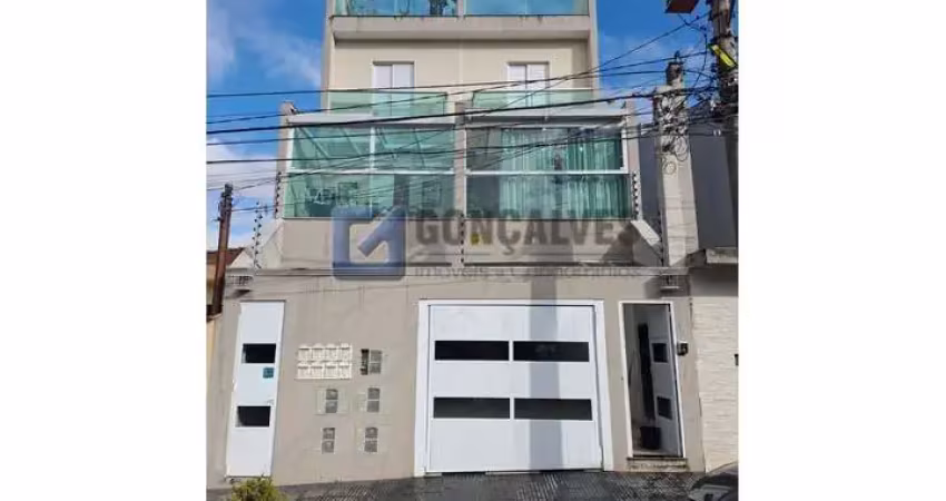 Apartamento cobertura 2 dormitórios sendo 1 suite, 105 mts² na vila metalurgica em santo andré.