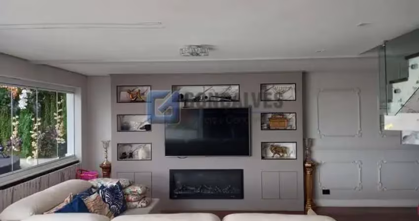 Apartamento à venda no bairro vila mussolini em são bernardo do campo, com 180m² e 3 suítes.