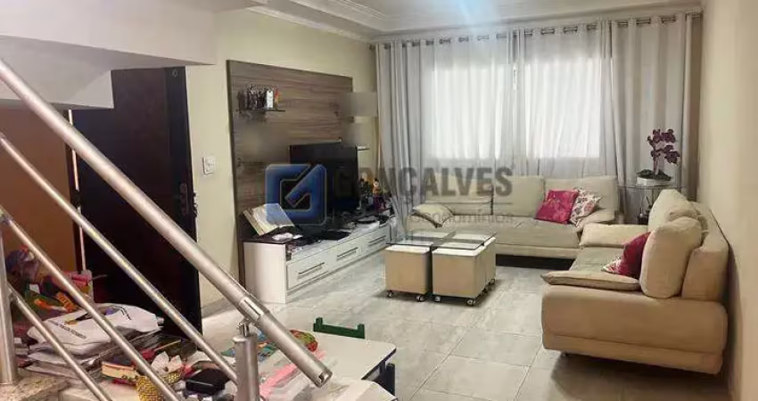 Sobrado 3 suites, 167 mts² no bairro parque oratório em santo andré.