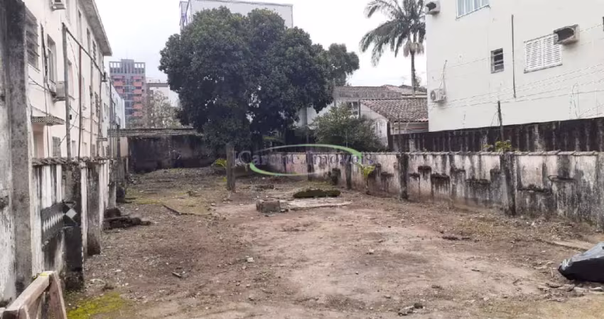 Venda de terreno no bairro do embaré com 400 metros de áre total em santos / sp