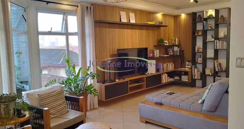 Apartamento alto padrão com 3 suítes , 3 vagas , Varanda Gourmet na Pompéia em Santos / SP
