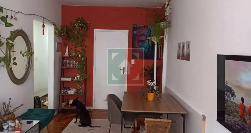 Apartamento a venda com 2 quartos e vaga de garagem a 2 quadras da praia dos milionários em são vicente / sp