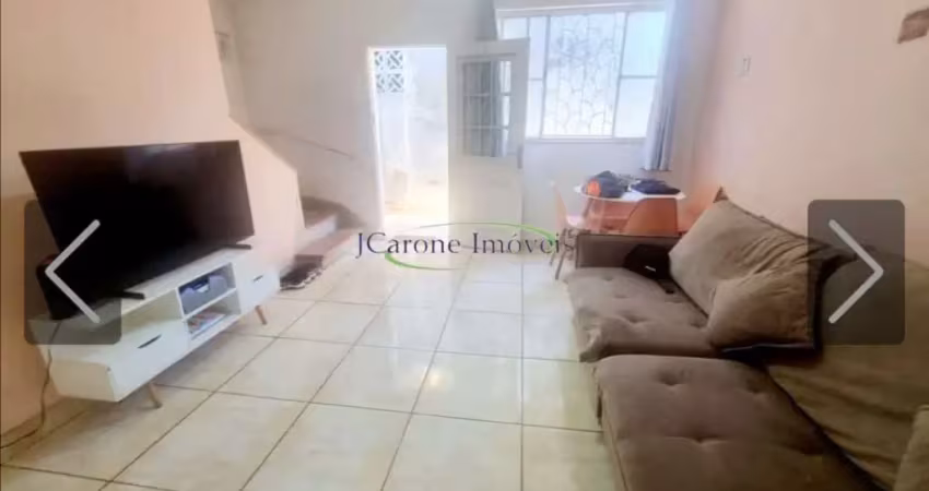 Venda de casa em vila com 2 quartos em ótima localização na vila mathias em santos / sp