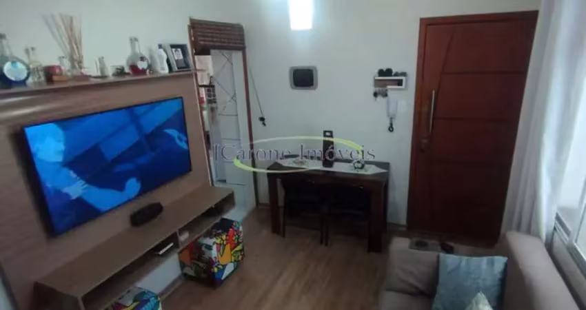 Venda de apartamento em santos com 2 quartos a duas quadras da praia do embaré em santos / sp
