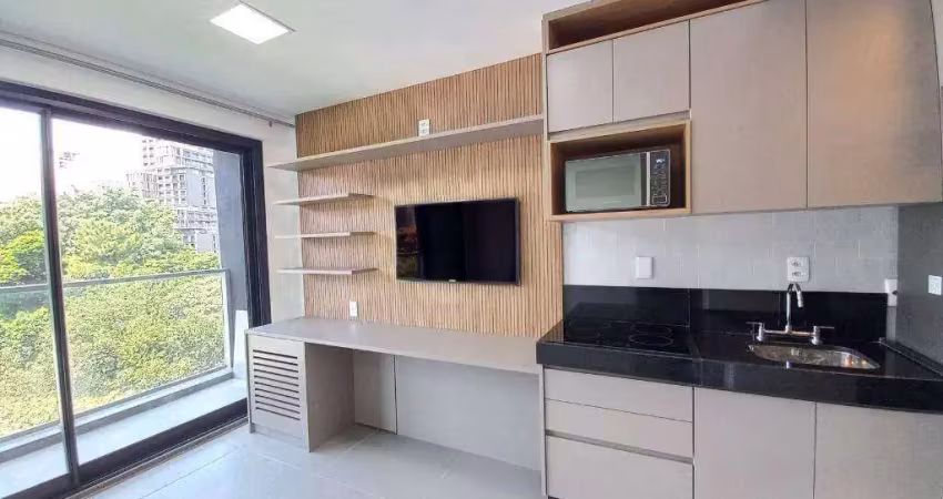 Studio com 1 dormitório para alugar, 27 m² por r$ 4.925/mês - pinheiros - são  paulo/sp