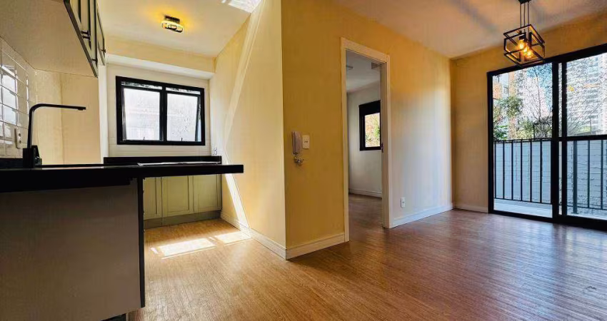 Apartamento com 2 dormitórios à venda, 39 m² por R$ 595.000 - Campo Belo - São Paulo/SP