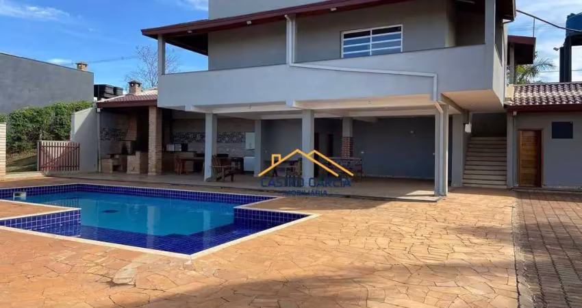 Chácara com 2 dormitórios para alugar, 1500 m² por r$ 4.179,00/mês - lagoa nova - limeira/sp