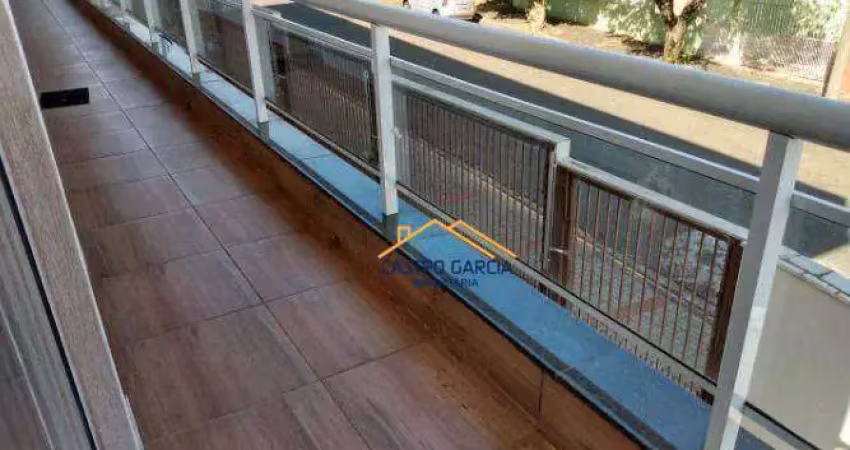 Apartamento com 2 dormitórios para alugar, 50 m² por r$ 1.900/mês - santa cruz - americana/sp