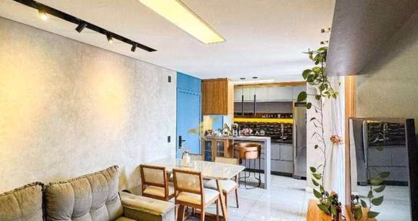 Apartamento com 2 dormitórios à venda, 61 m² por R$ 549.000,00 - Engordadouro - Jundiaí/SP