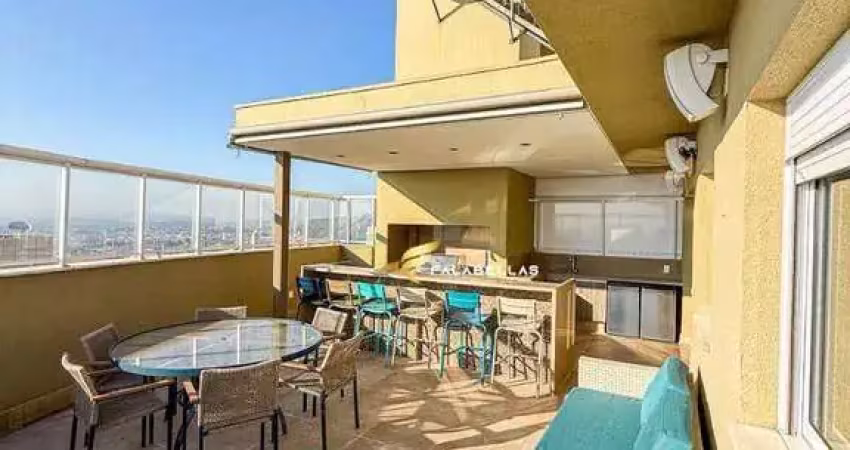 Cobertura com 4 dormitórios à venda, 270 m² por r$ 3.890.000,00 - jardim bonfiglioli - jundiaí/sp