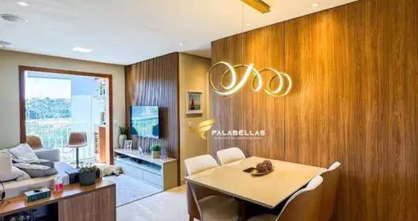 Apartamento com 2 dormitórios (1 suíte) à venda, 59 m² por r$ 649.000 - engordadouro - jundiaí/sp