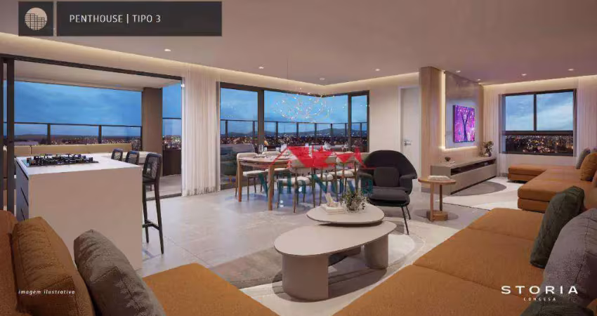 Apartamento com 3 dormitórios à venda, 86 m² por R$ 1.091.000,00 - Storia Congesa - Indaiatuba/SP