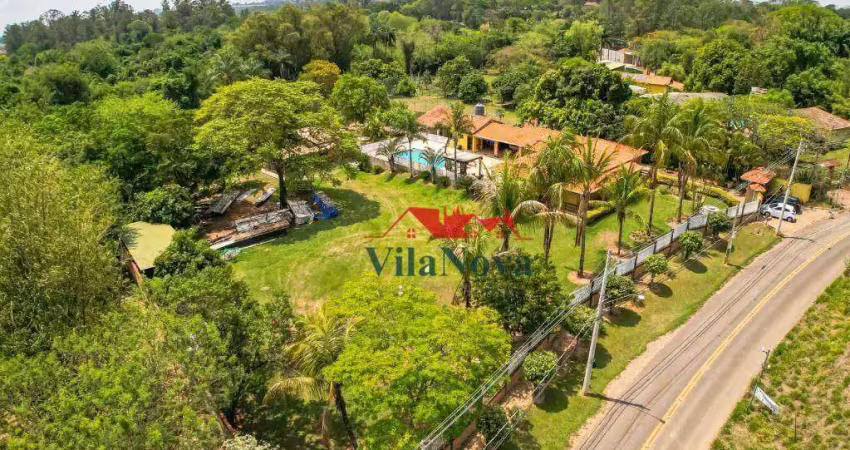 Chácara com 6 dormitórios à venda, 6 m² por R$ 3.600.000,00 - Colinas do Mosteiro de Itaici - Indaiatuba/SP